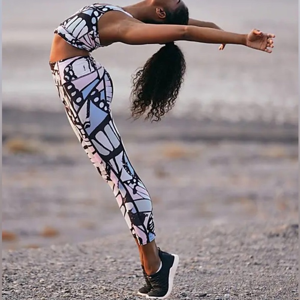 Free People FP Movement You're A Peach
Leggings Pants - Butterfly Combo Size XS